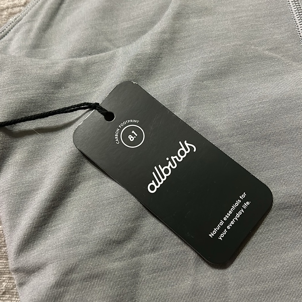NWT Allbirds Natural Run Form Tank, Small, Gray - Picture 11 of 12